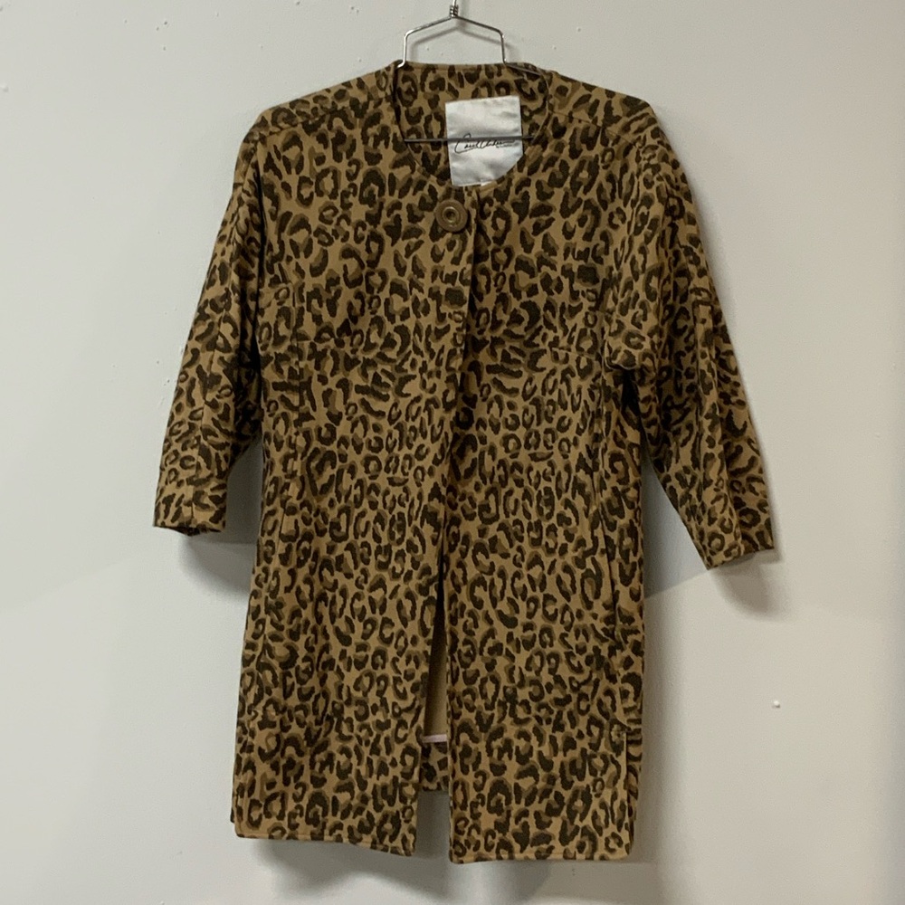 Carol Anderson leopard jacket